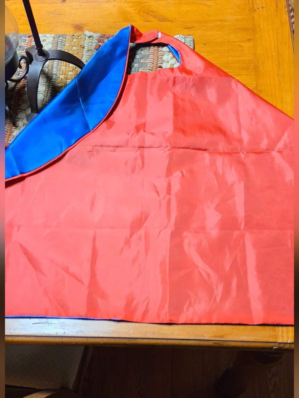 Blue Star Shield Kids Superhero Cape